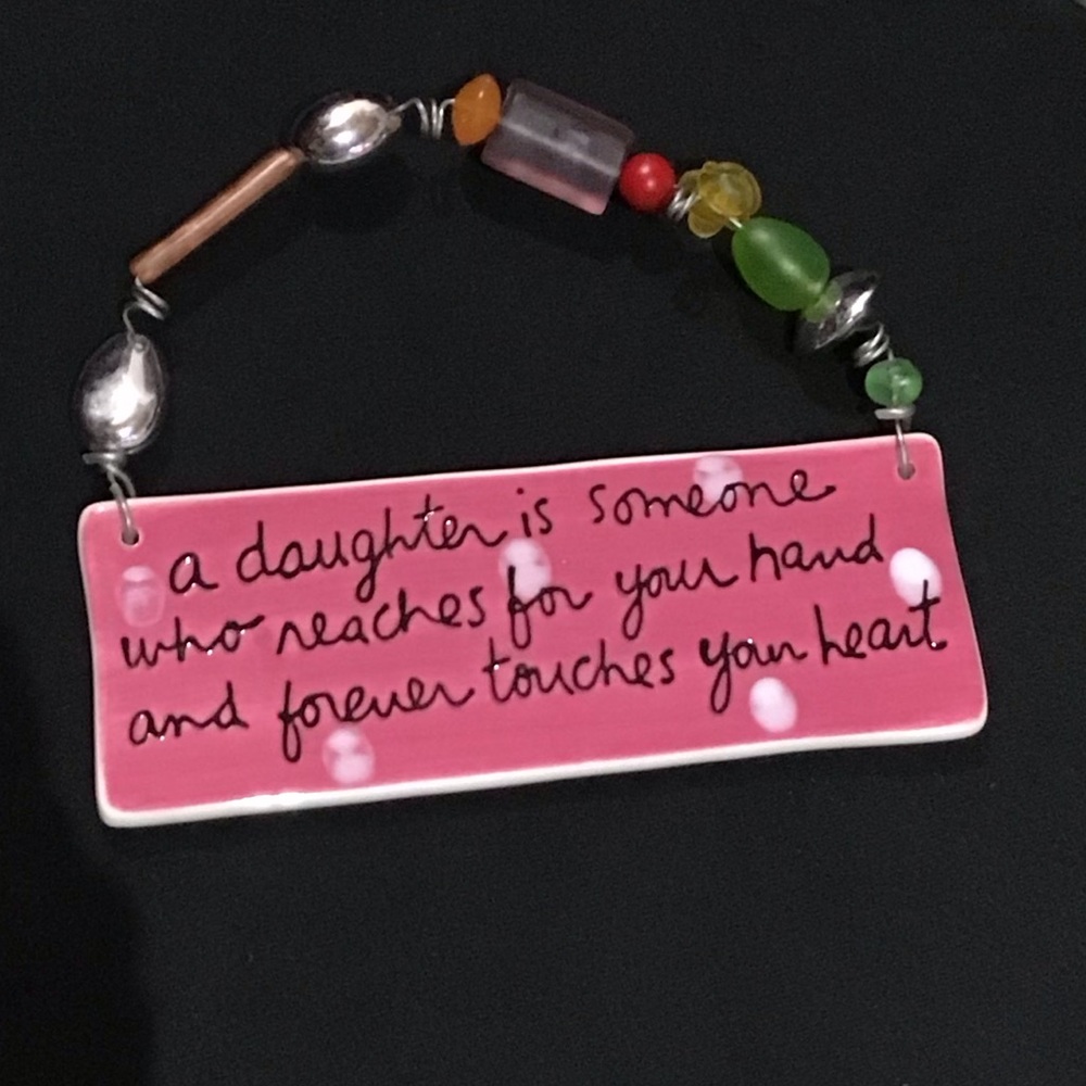 💓Daughter Collection Porcelain Plaque💓